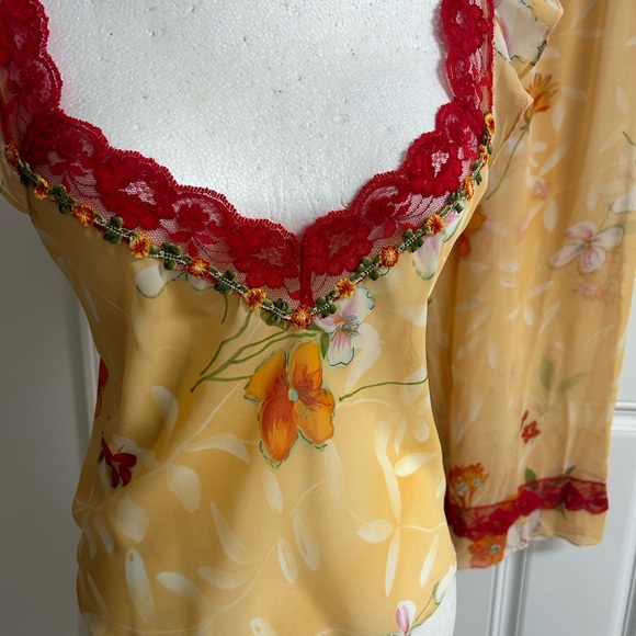 FLASH by FLORA NIKROOZ Floral 2 Piece Cami Sleep Set Small - Picture 2 of 8